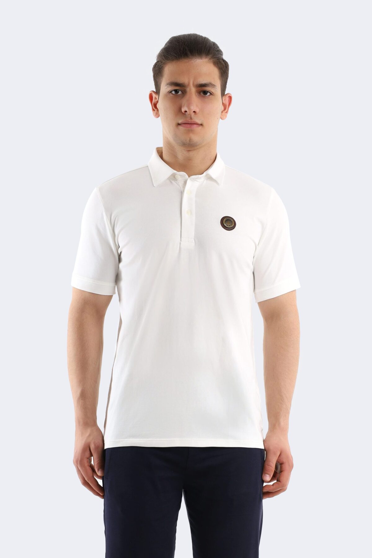 100032025_4blreauxvguoudrg-scaled-1.jpg Layyagosta polo shirt with metal logo - Image 1