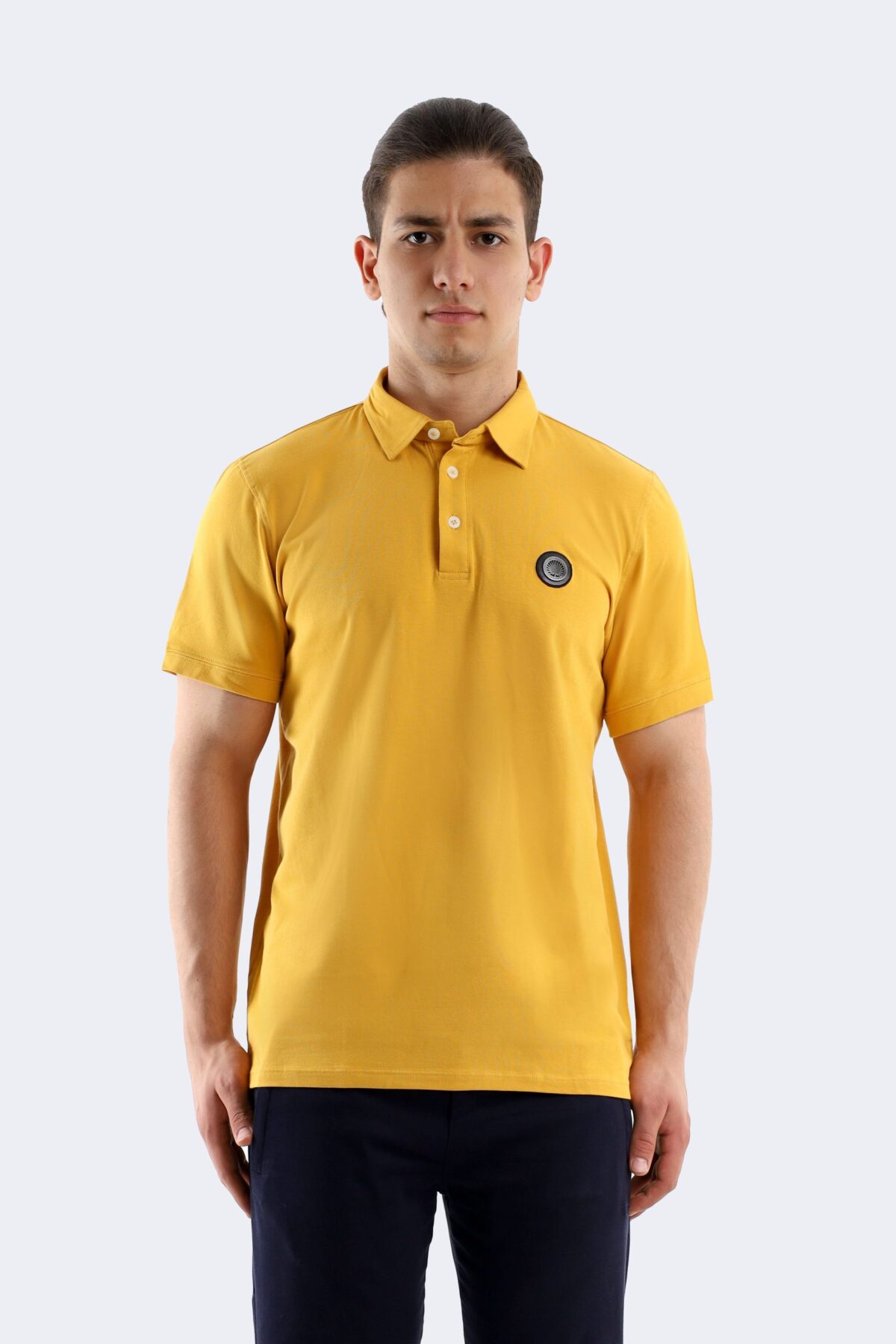 Layyagosta polo shirt with metal logo - Image 1