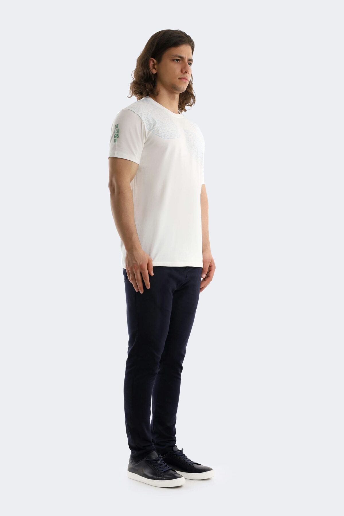 Leaf printed cotton t-shirt - Image 2