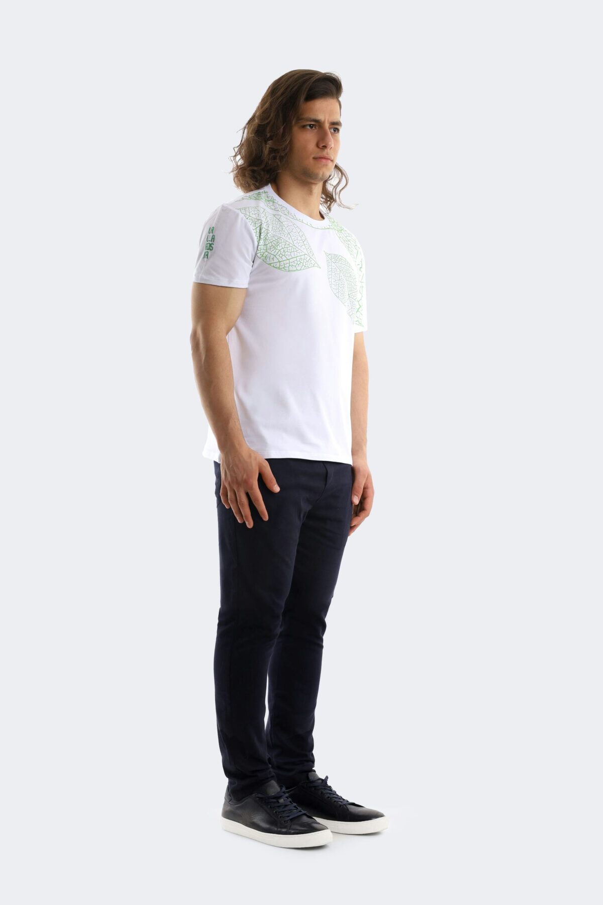Leaf printed cotton t-shirt - Image 2