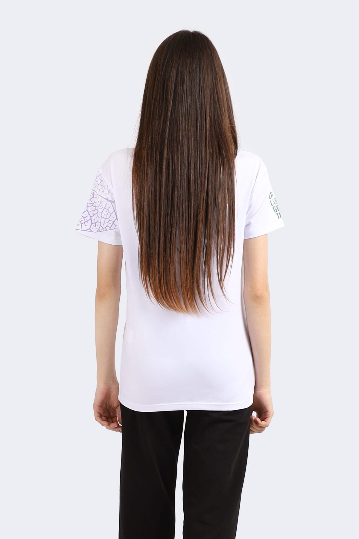 Leaf Patterned Women T-Shirt - Image 3