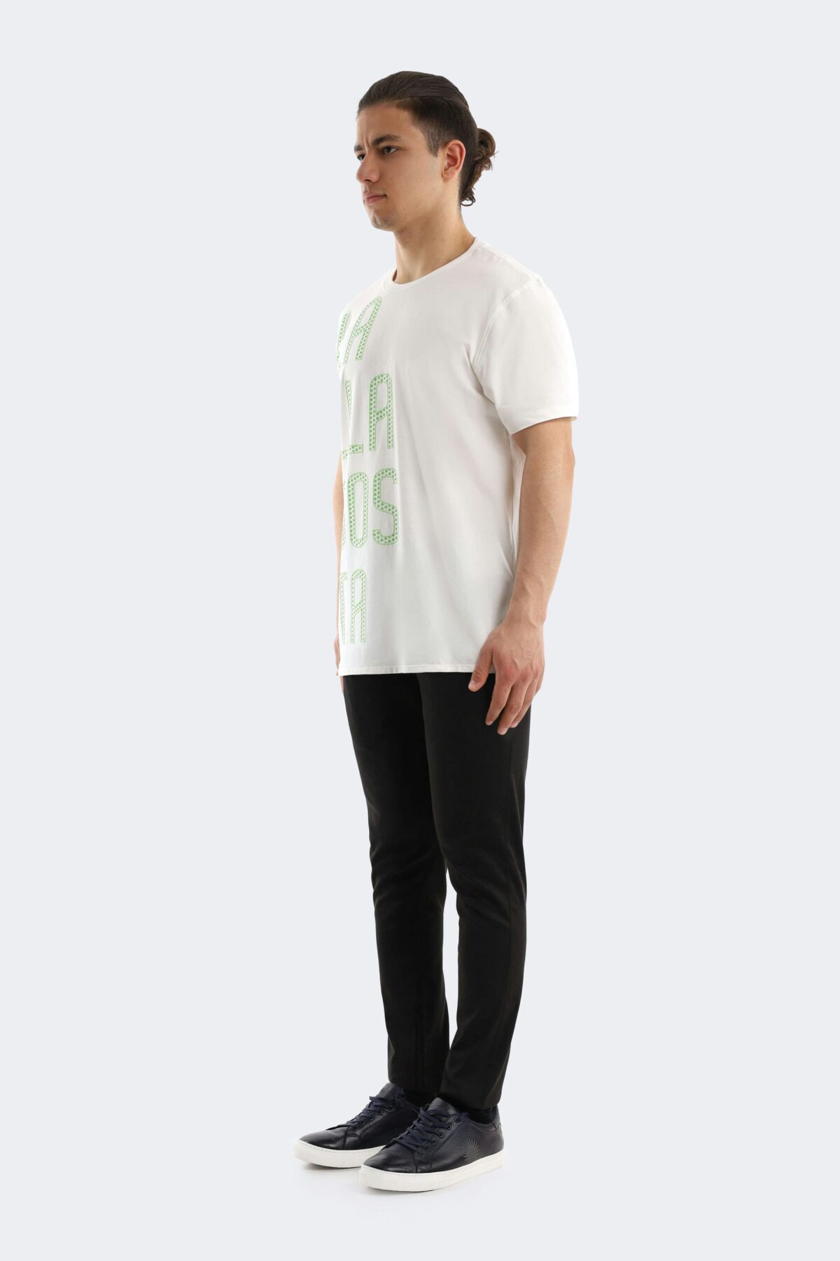 Large printed cotton t-shirt - Image 3