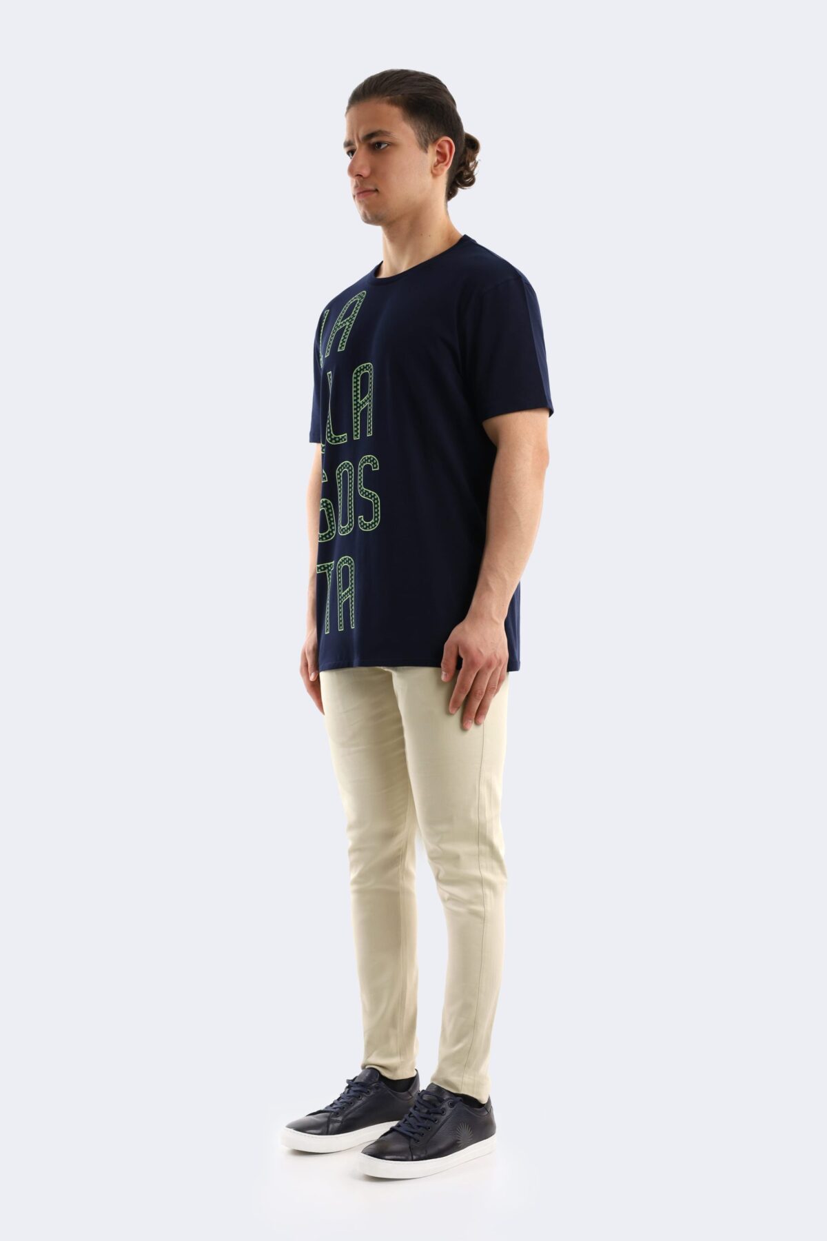 Large printed cotton t-shirt - Image 3