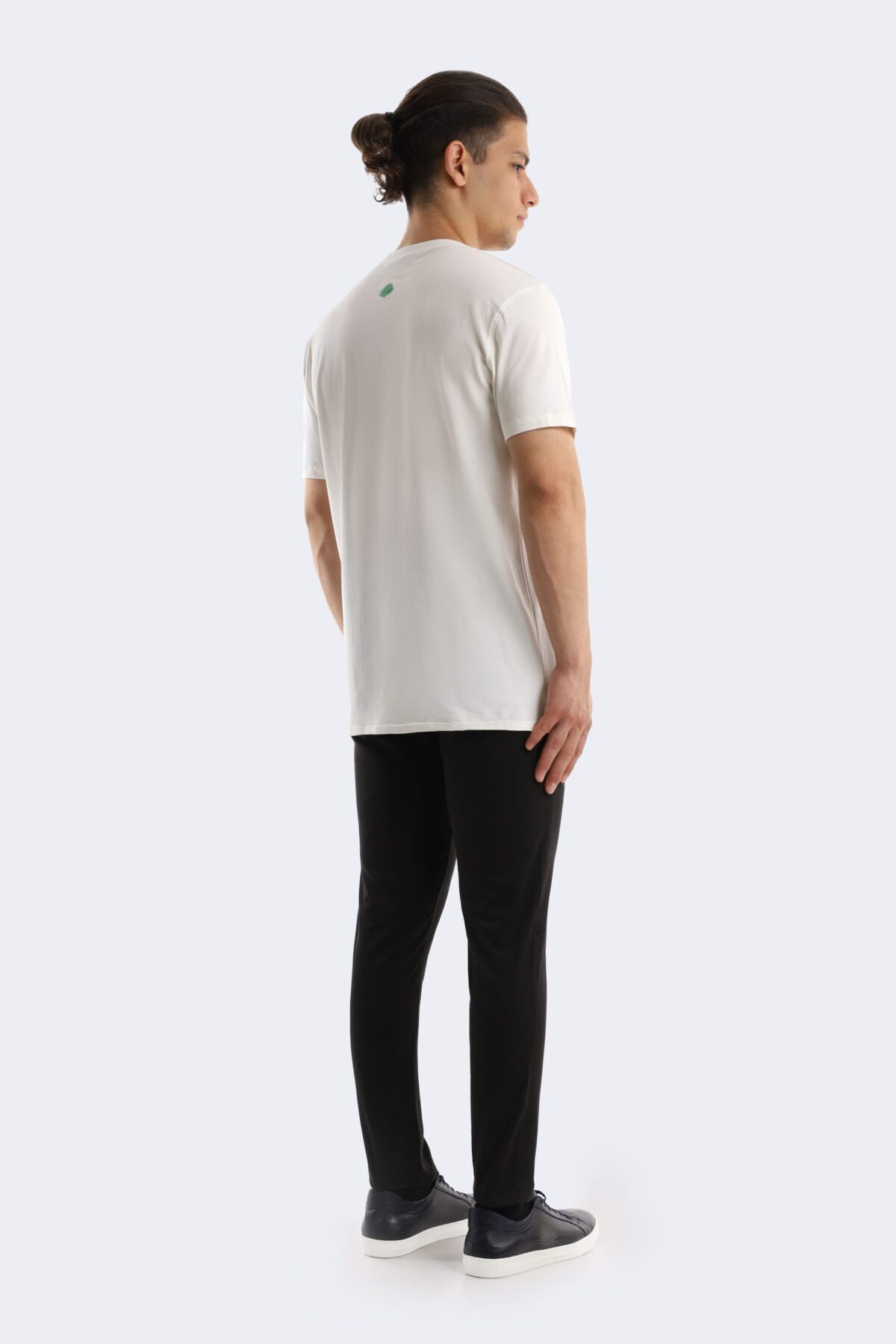 Large printed cotton t-shirt - Image 4