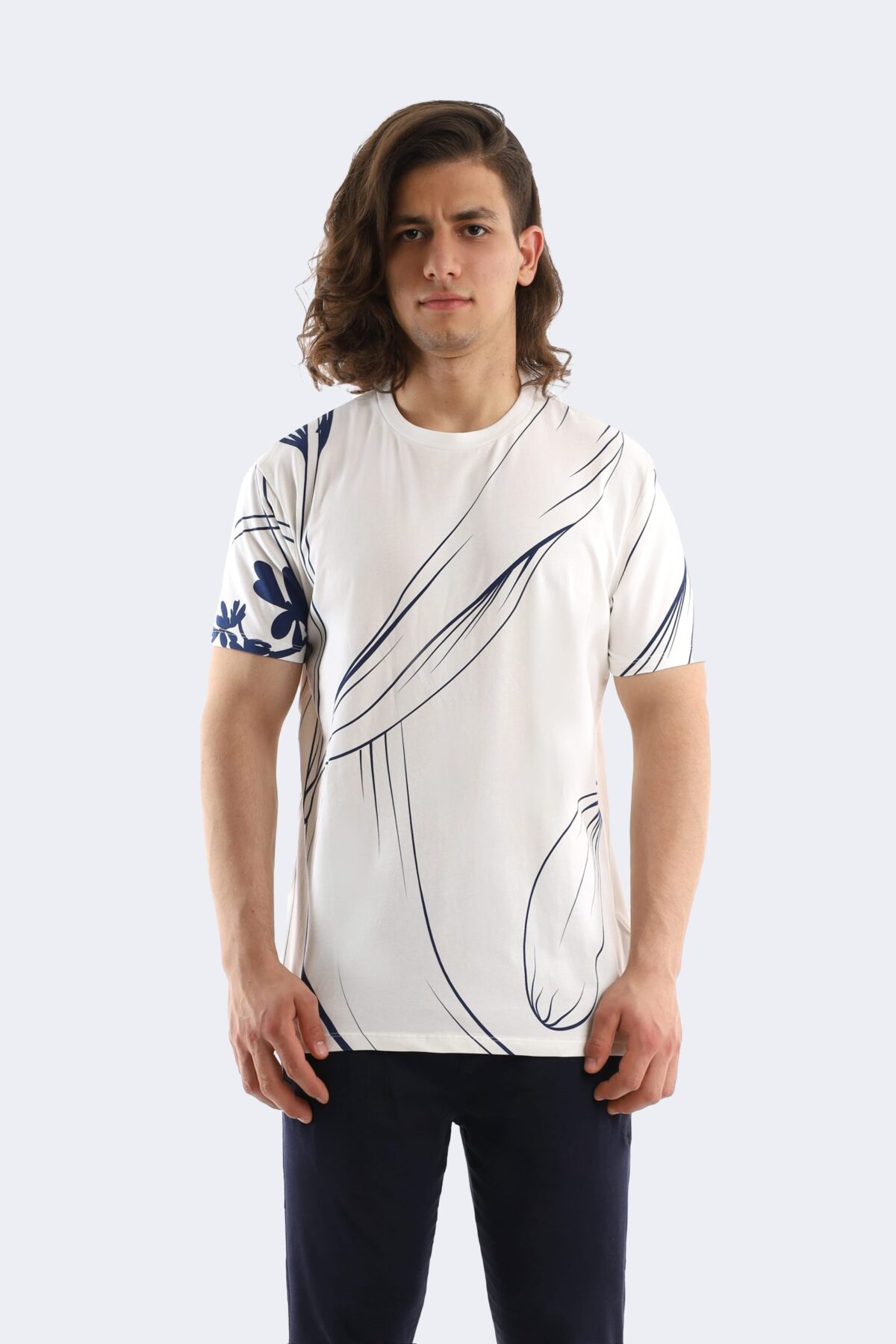Graphic cotton T-shirt - Image 1