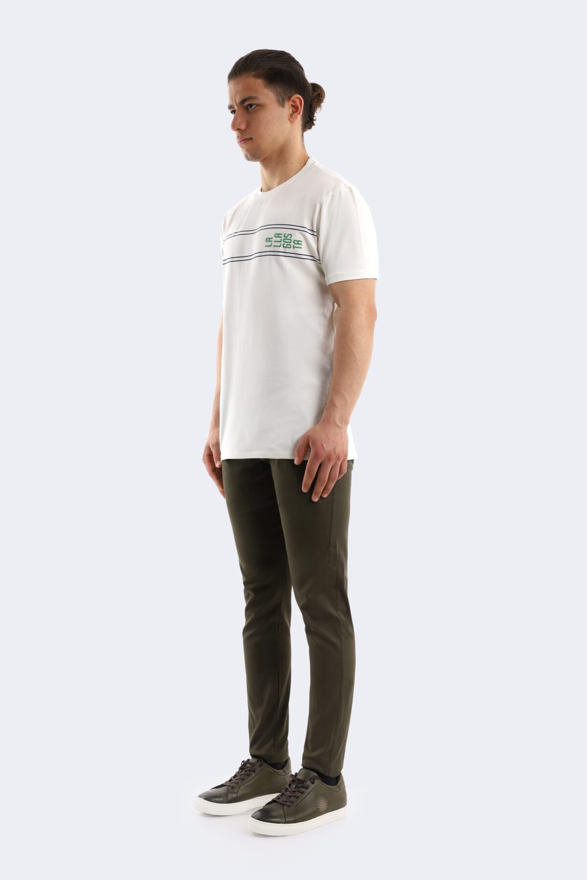 Double stripe cotton T-shirt - Image 3