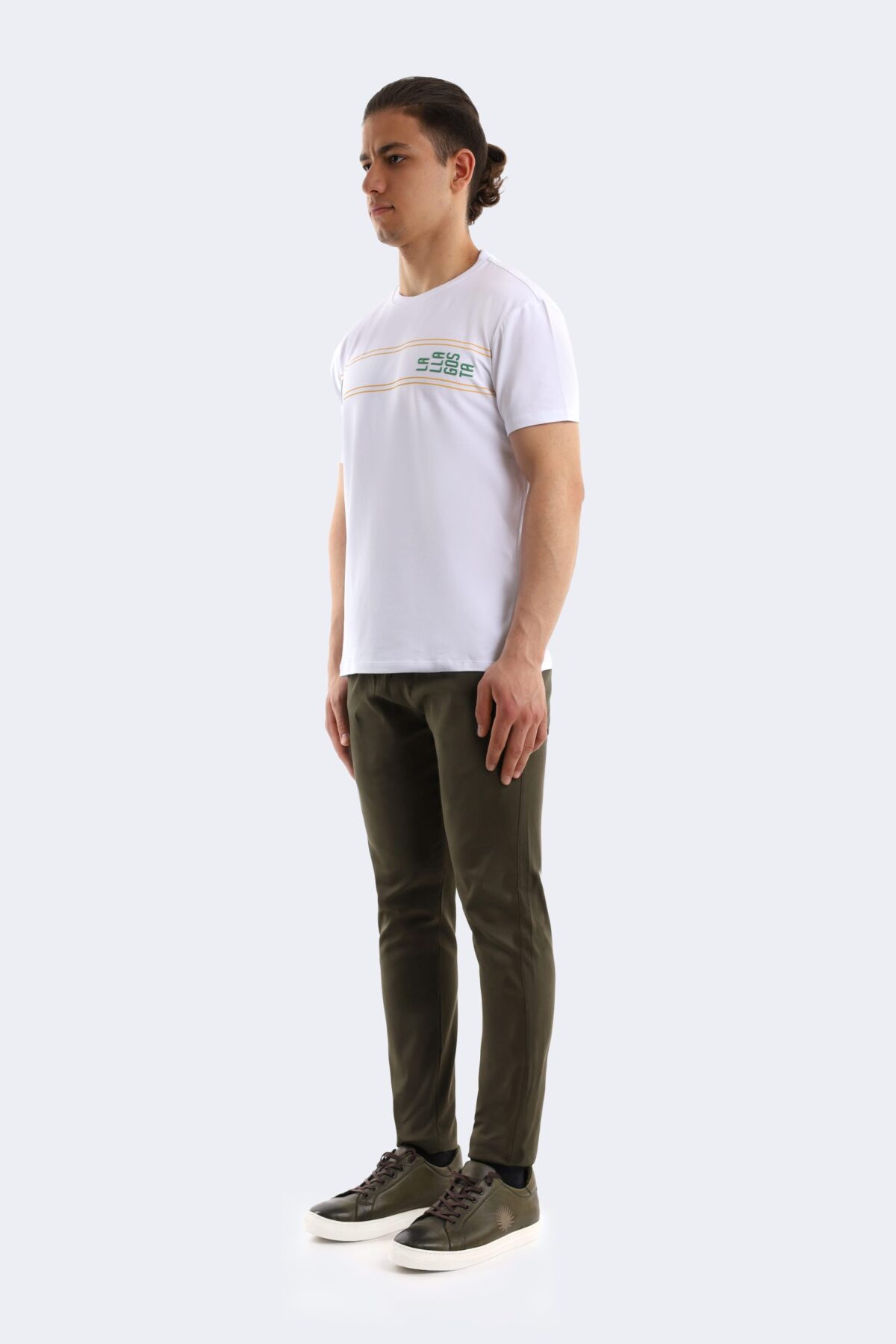 Double stripe cotton T-shirt - Image 3