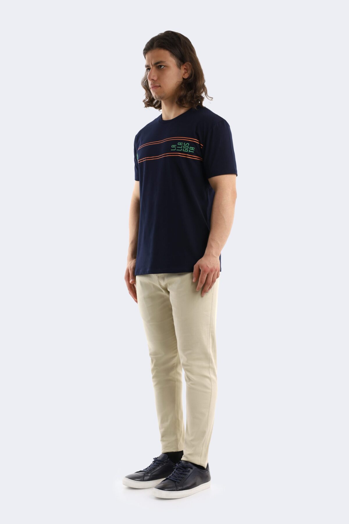 Double stripe cotton T-shirt - Image 3