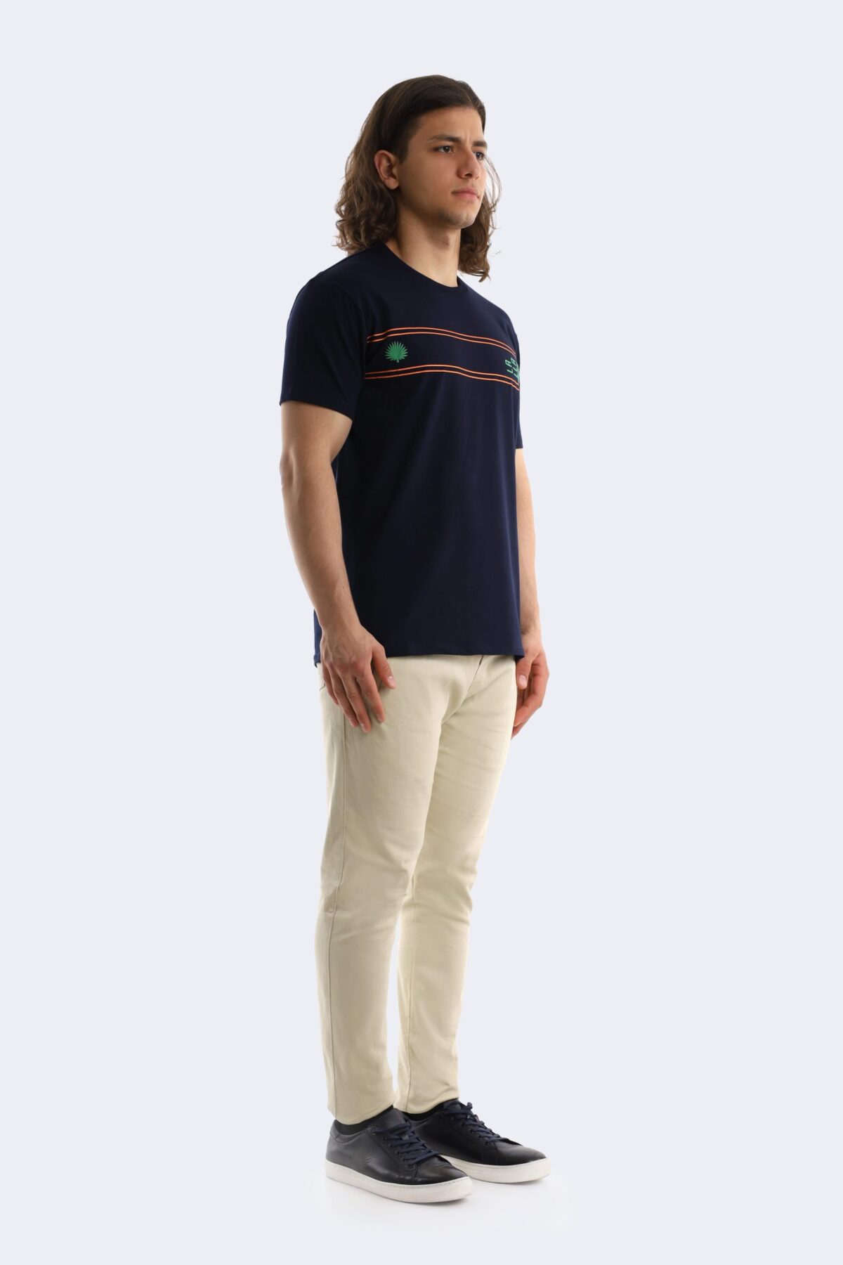Double stripe cotton T-shirt - Image 2