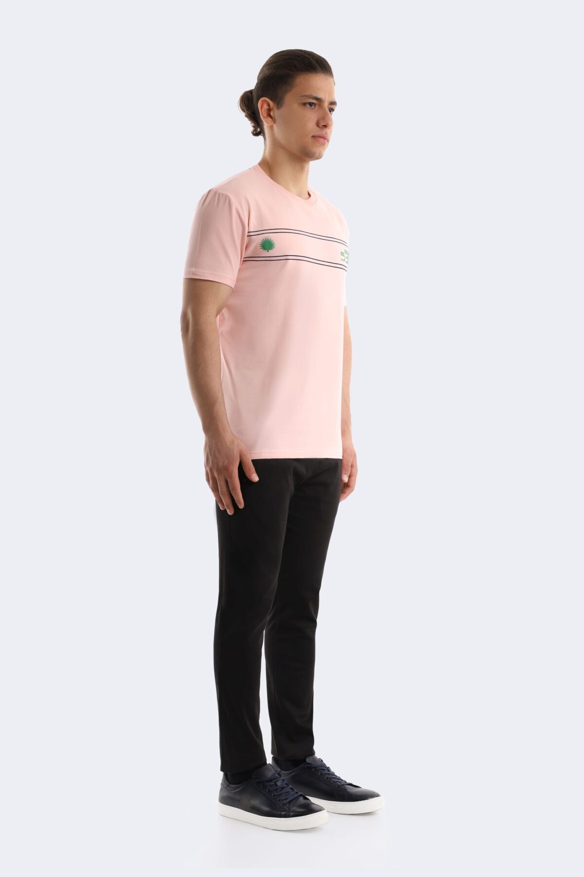 Double stripe cotton T-shirt - Image 2
