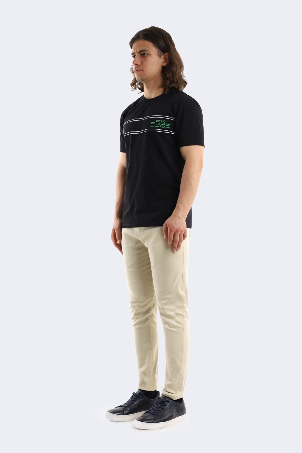 Double stripe cotton T-shirt - Image 3
