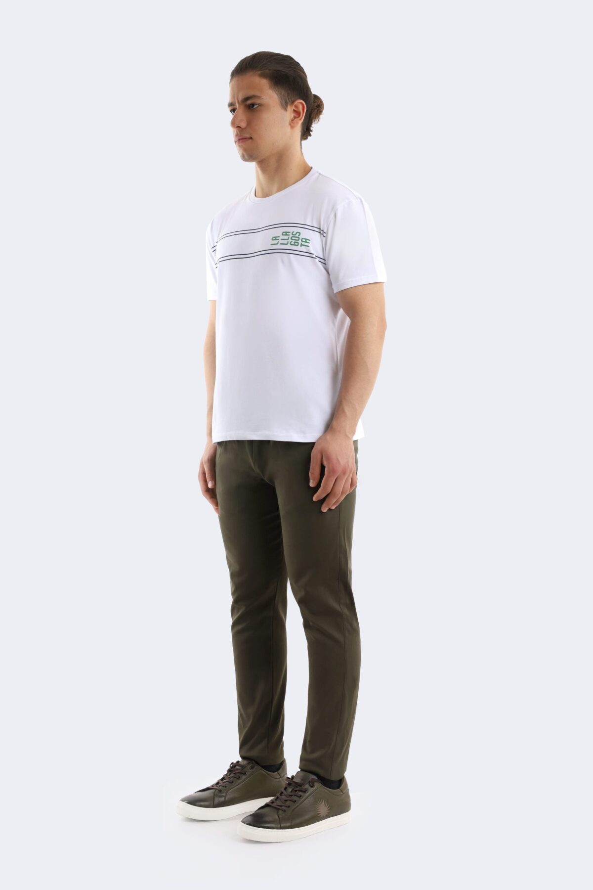 Double stripe cotton T-shirt - Image 3