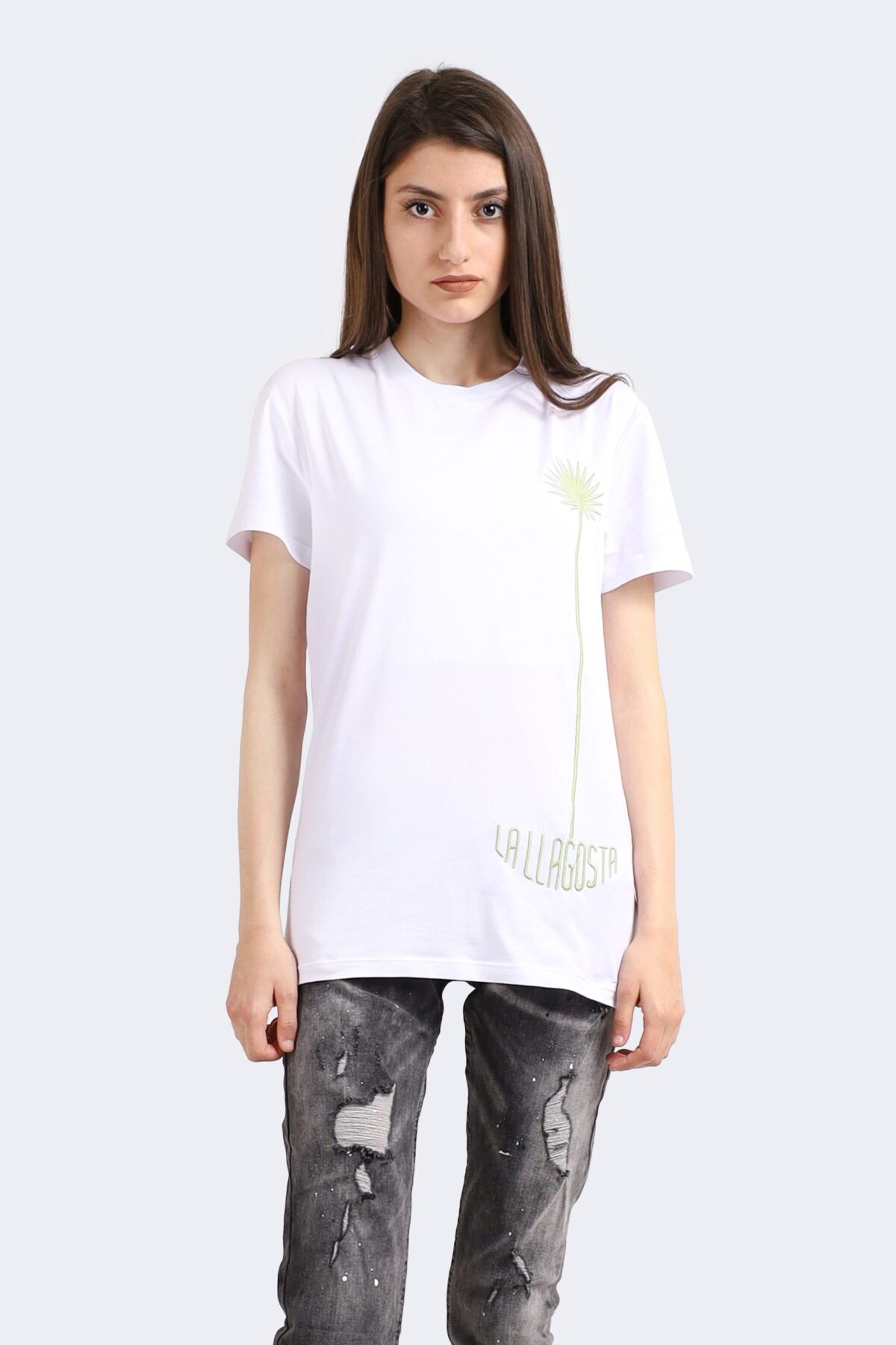 Iconic logo embroidered t-shirt - Image 1