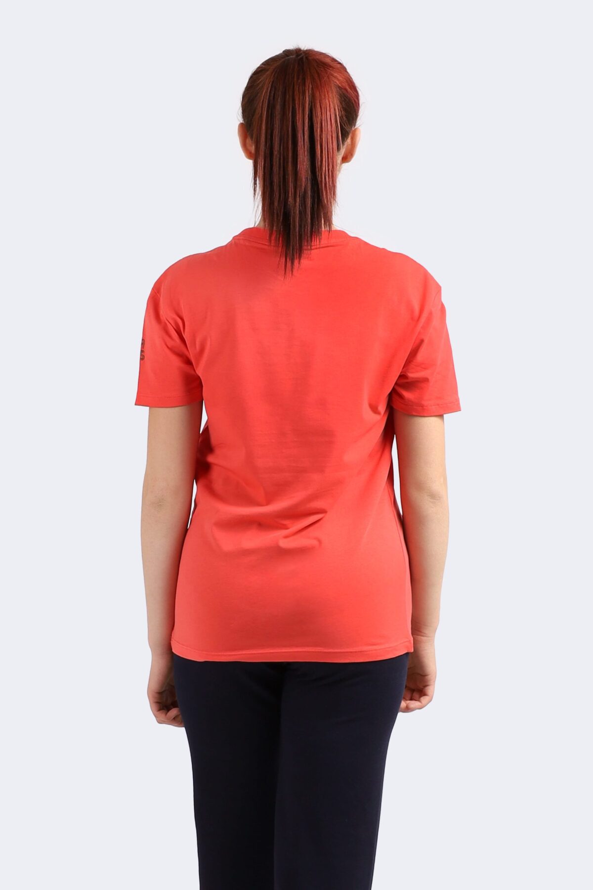 Embroidered Leaf Pattern Women's T-Shirt - Image 4