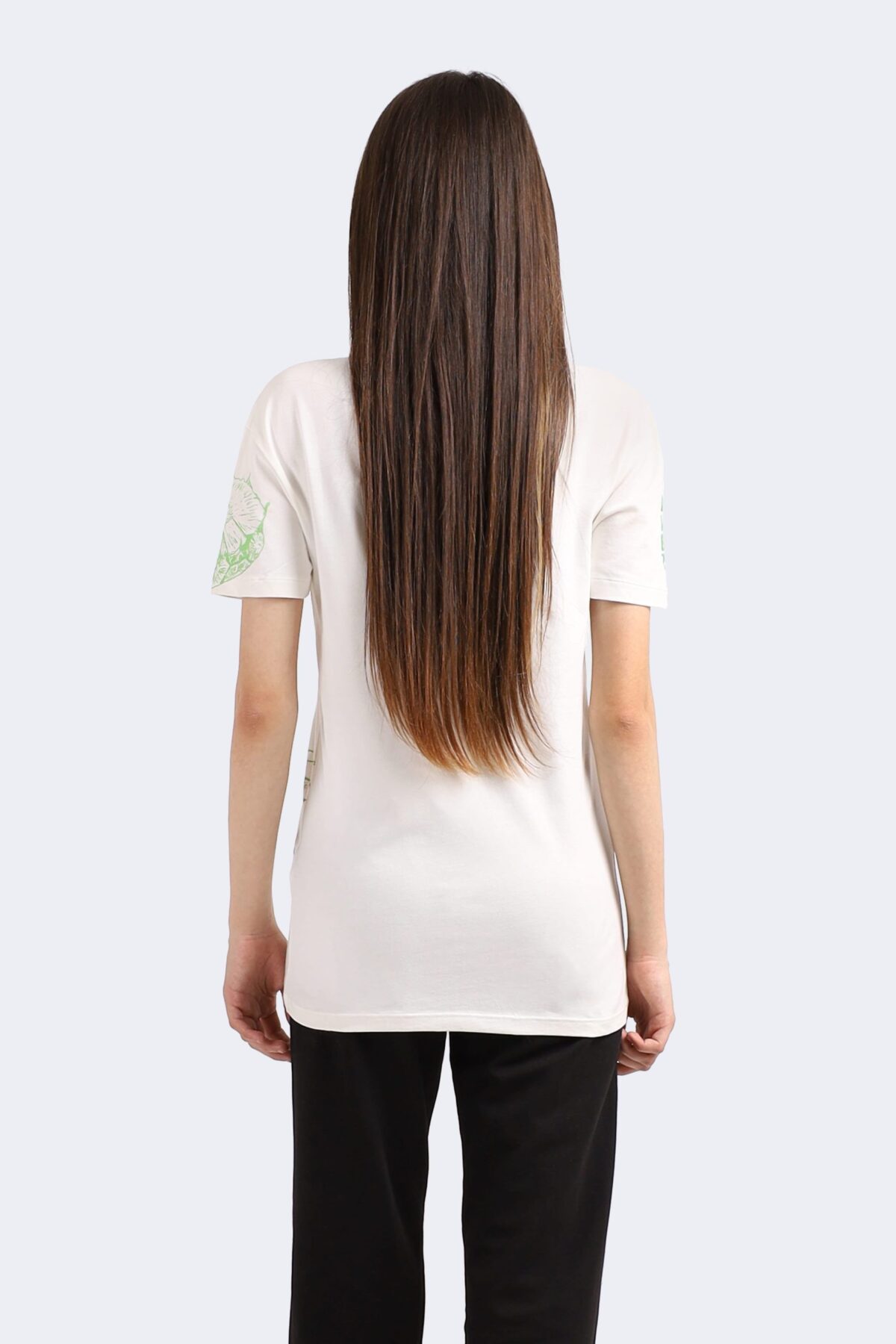 Pineapple Printed Cotton T-shirt - Image 3