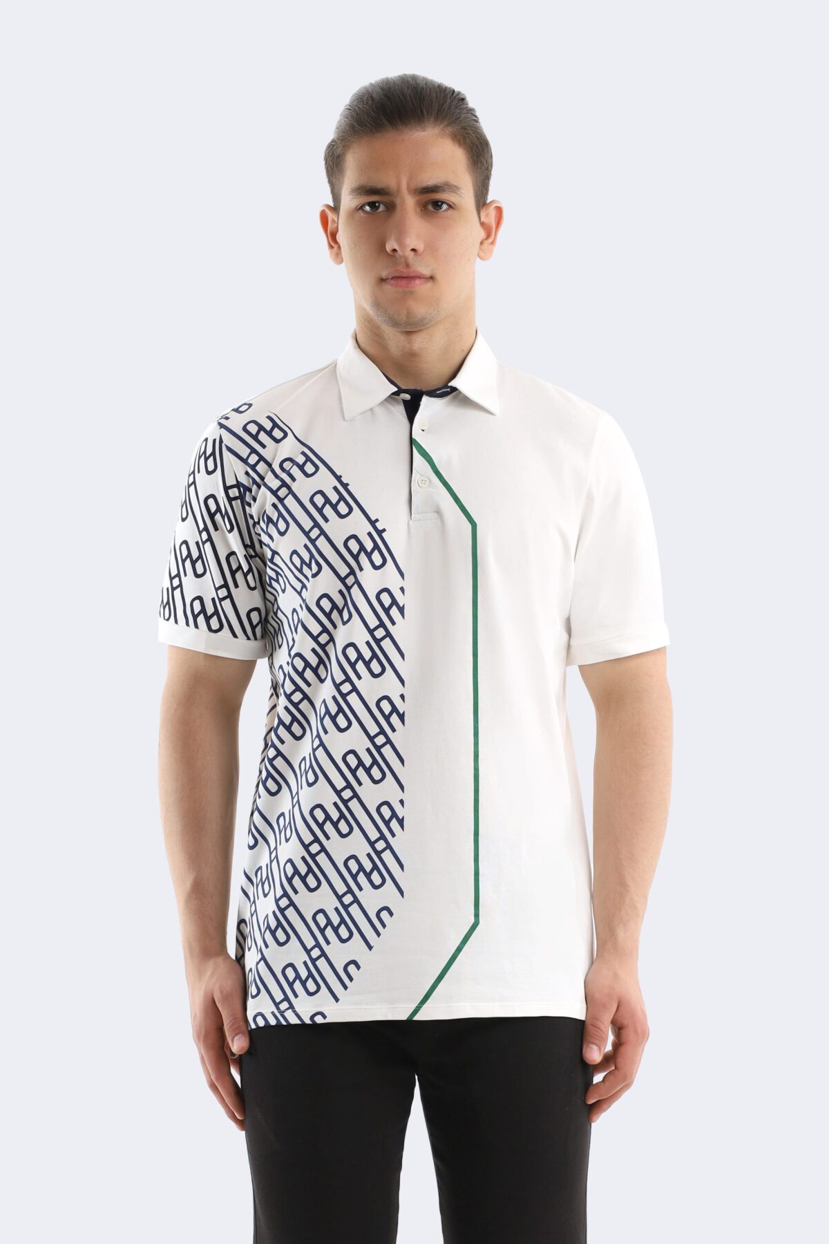 10060209_psuwpljuw7dwqc18-scaled-1.jpg Pattern printed cotton polo shirt - Image 1