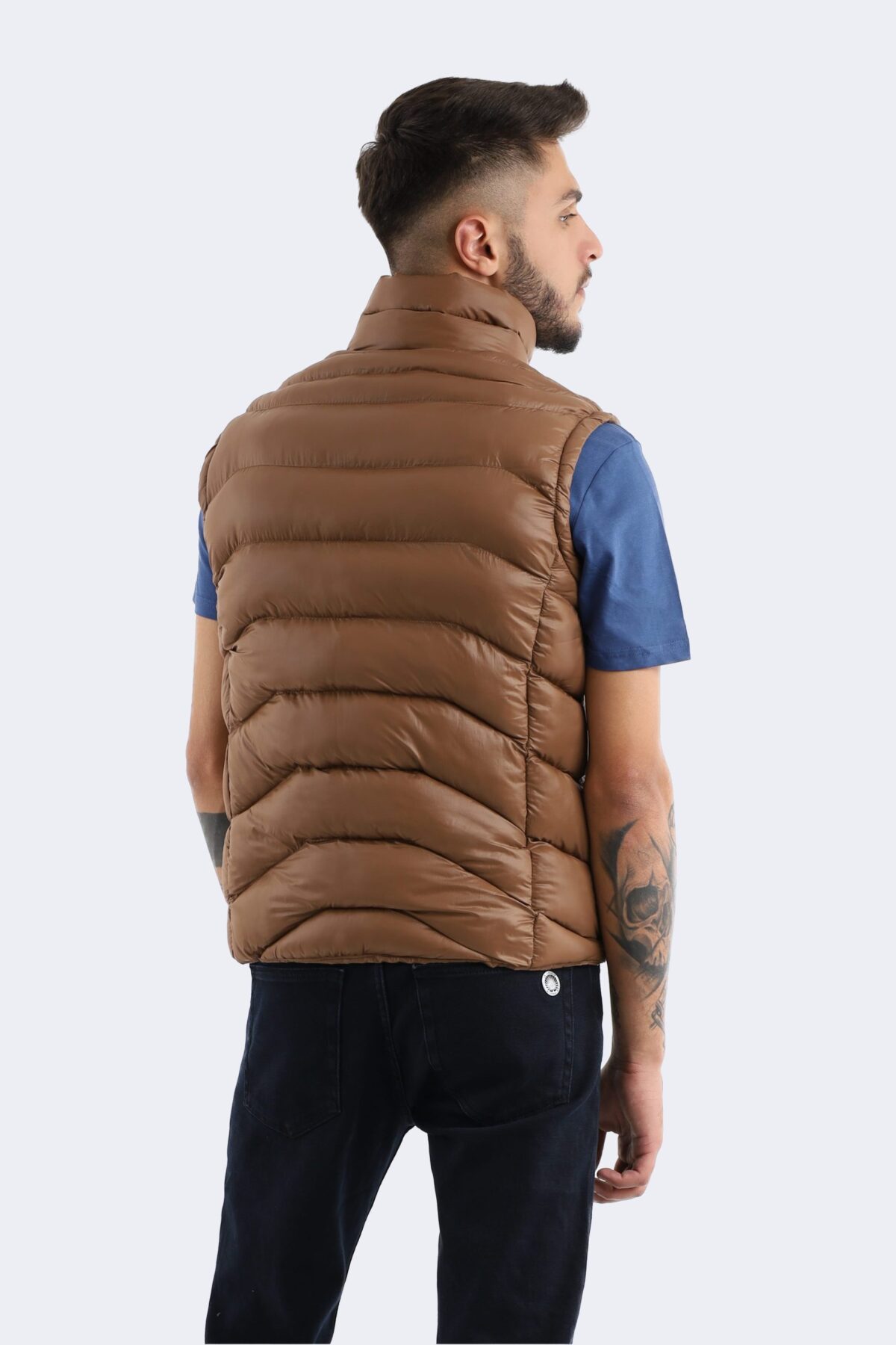 Lightweight Shiny Feather down vest - Image 4