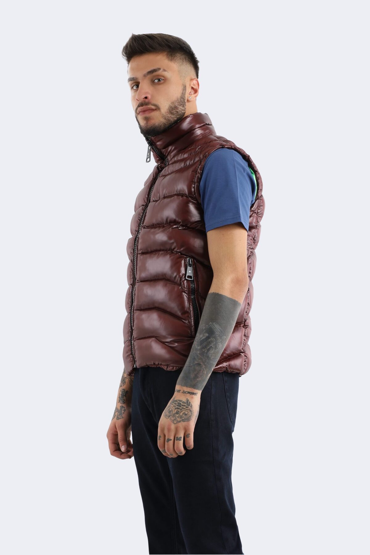 Lightweight Shiny Feather down vest - Image 3