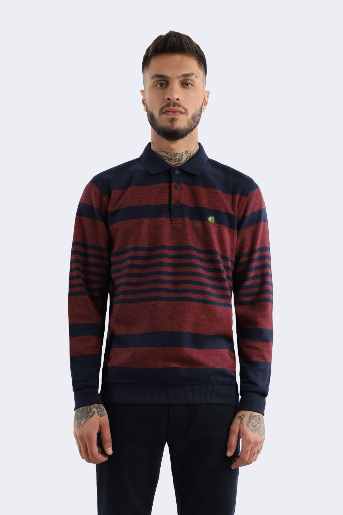 Striped wool blend knitwear - Image 1