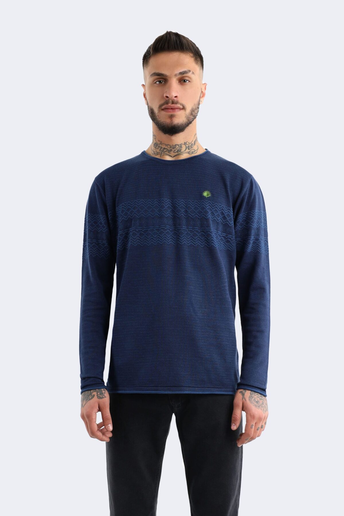 25006204_6fbxdbjihqwdtlqg-scaled-1.jpg Square striped wool blend knitwear - Image 1