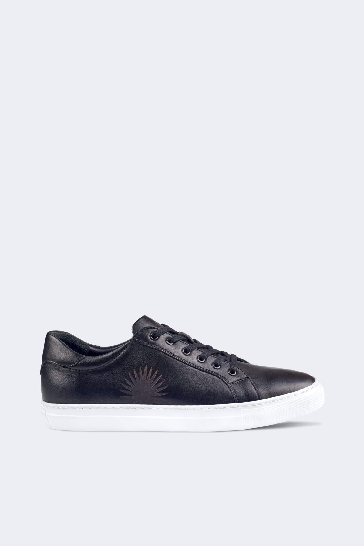 Logo Detailed Men's Leather Sneakers - Image 1