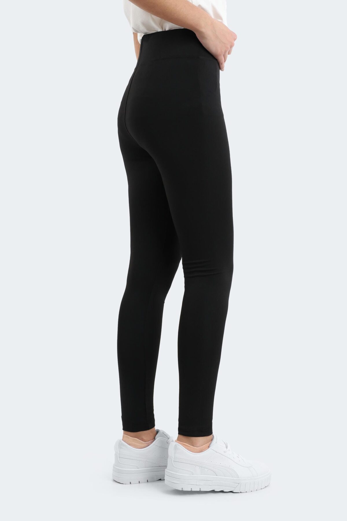 Stretch leggings with logo detail - Image 2