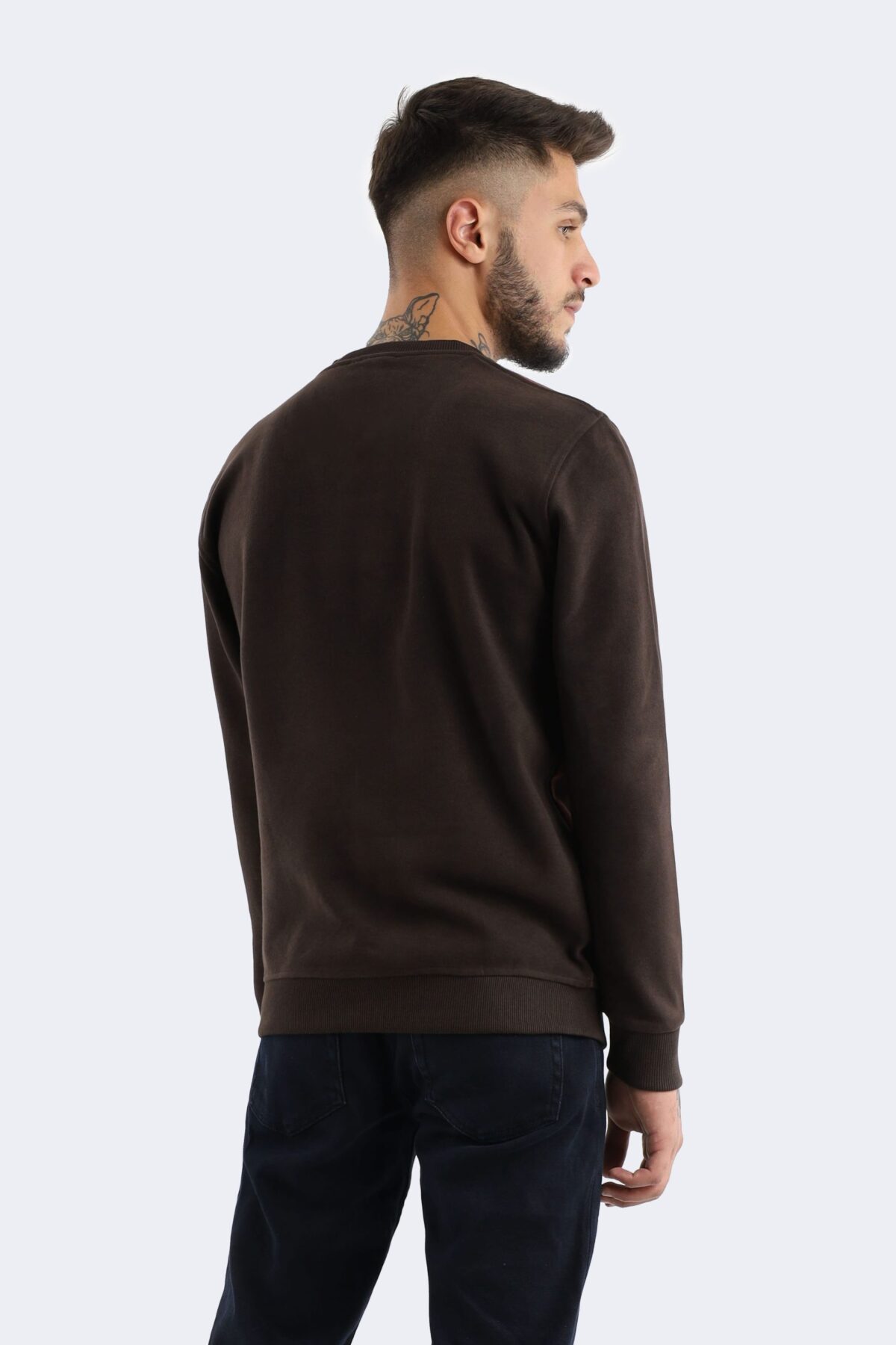 Square striped wool blend knitwear - Image 3