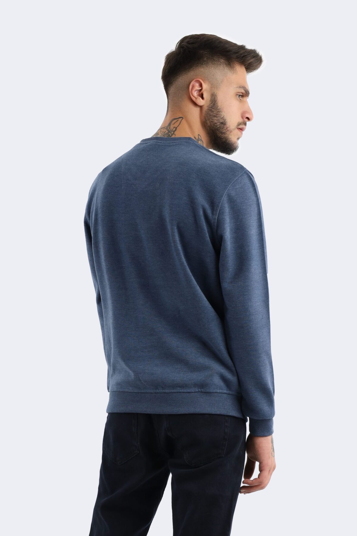 Square striped wool blend knitwear - Image 3