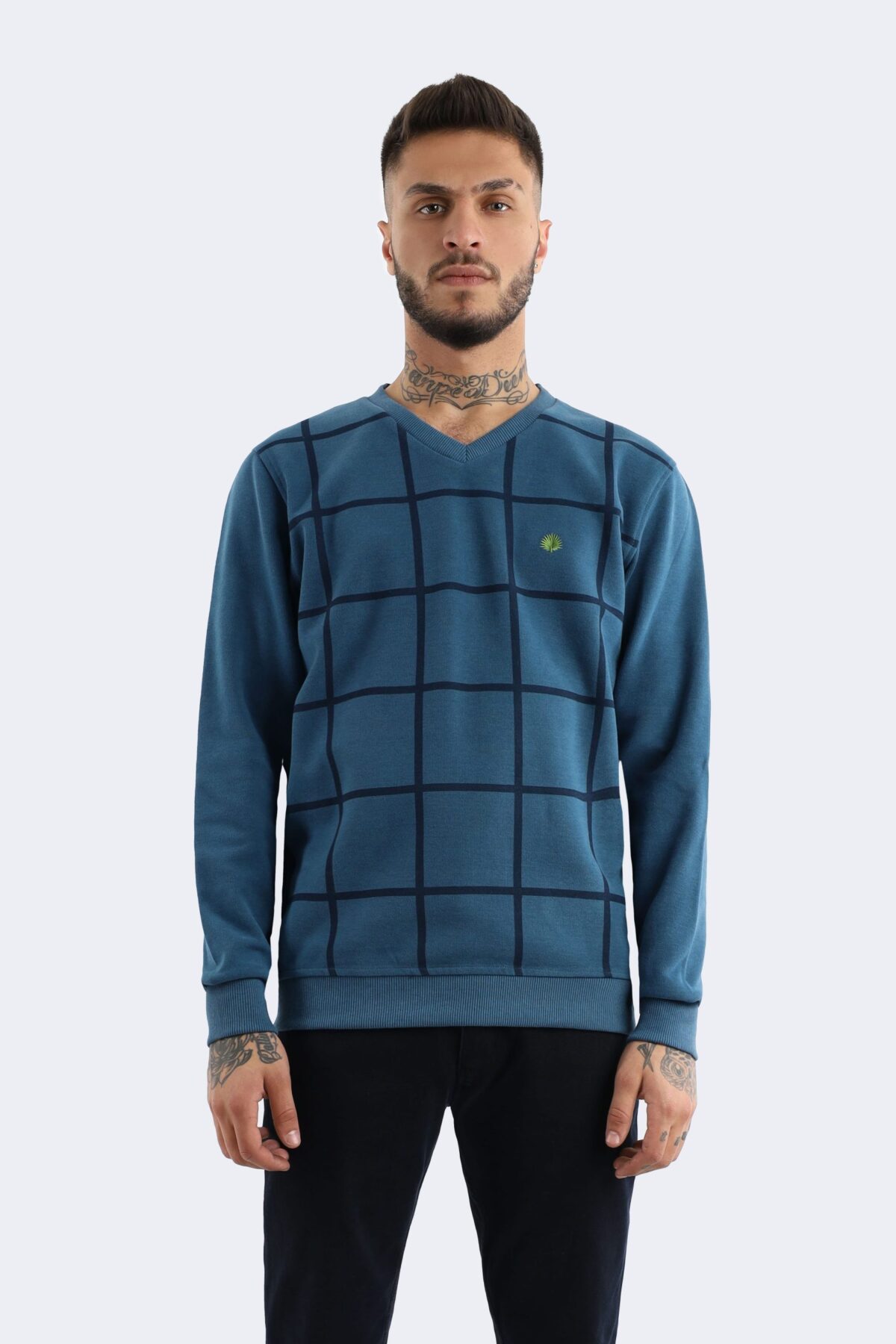 34057_ukoeezlod0arcnht-scaled-1.jpg Square striped wool blend knitwear - Image 1