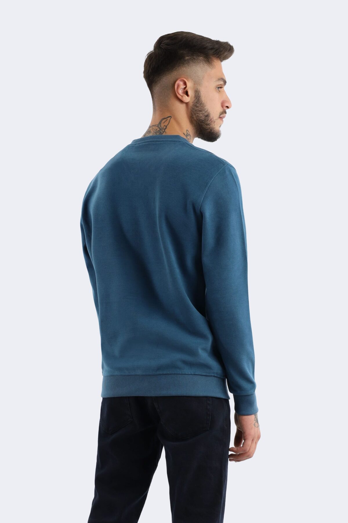 Square striped wool blend knitwear - Image 3