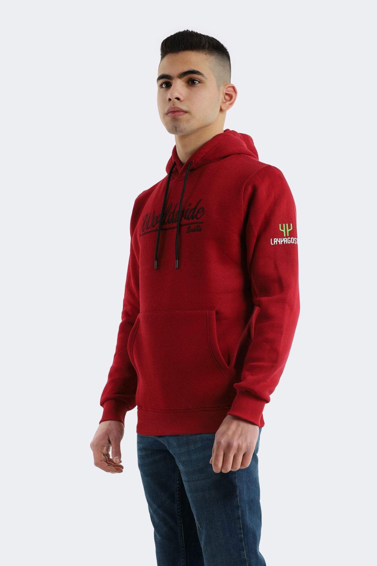 Layyagosta men's classic printed hooded sweatshirt - Image 3