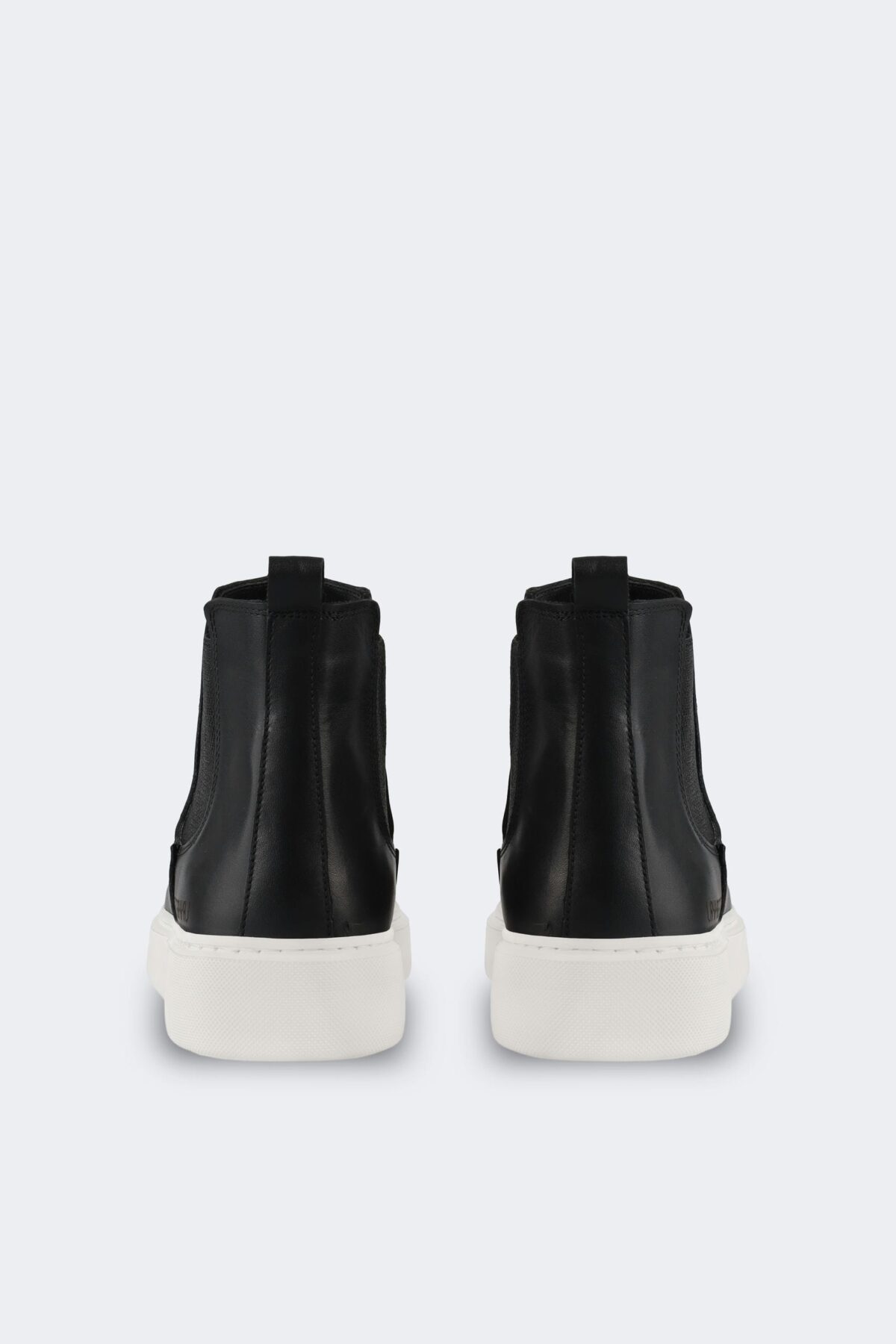 Black Leather Sport Chelsea Boots - Image 4