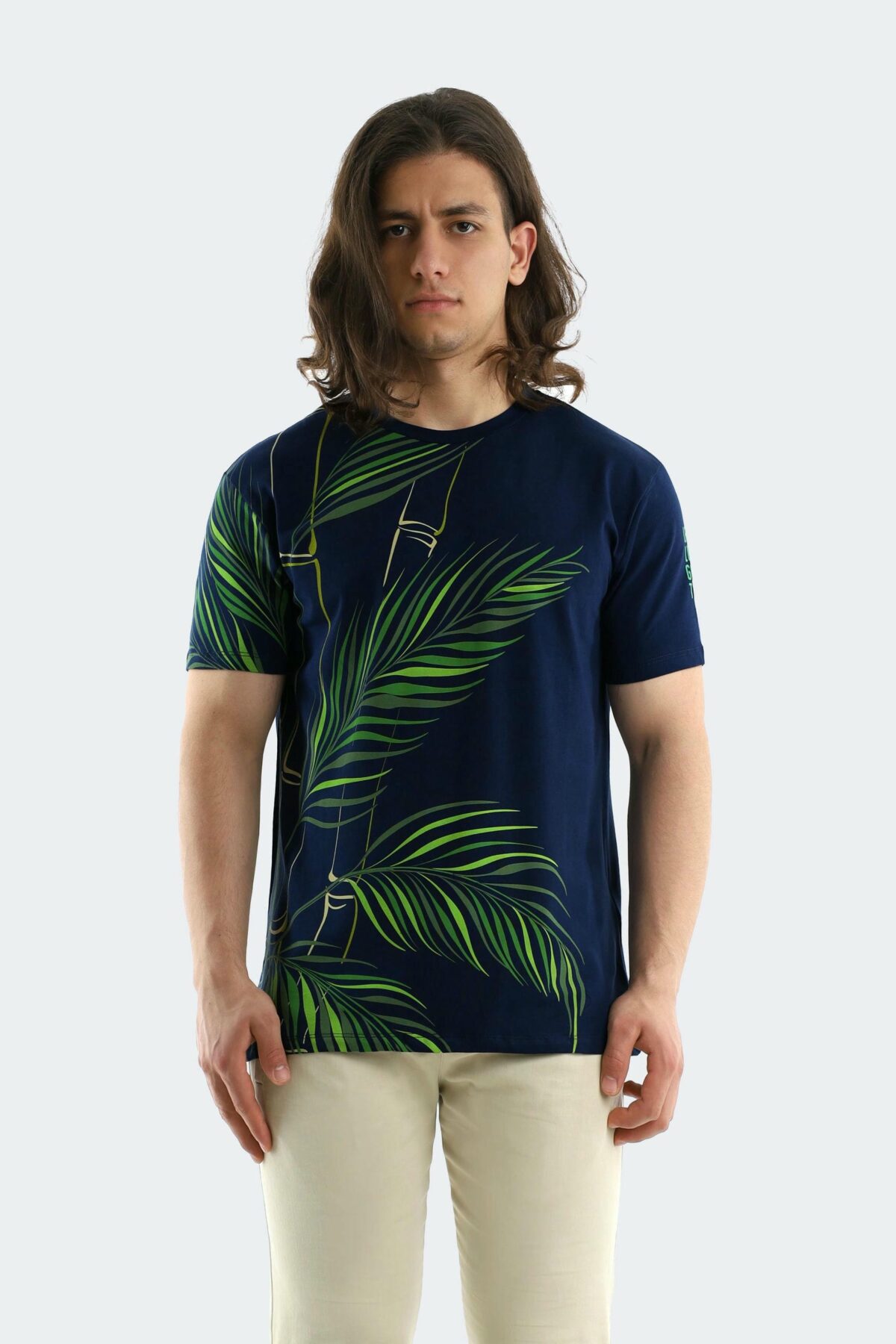 10025 (5) Lyy Palm printed t-shirt - Image 1
