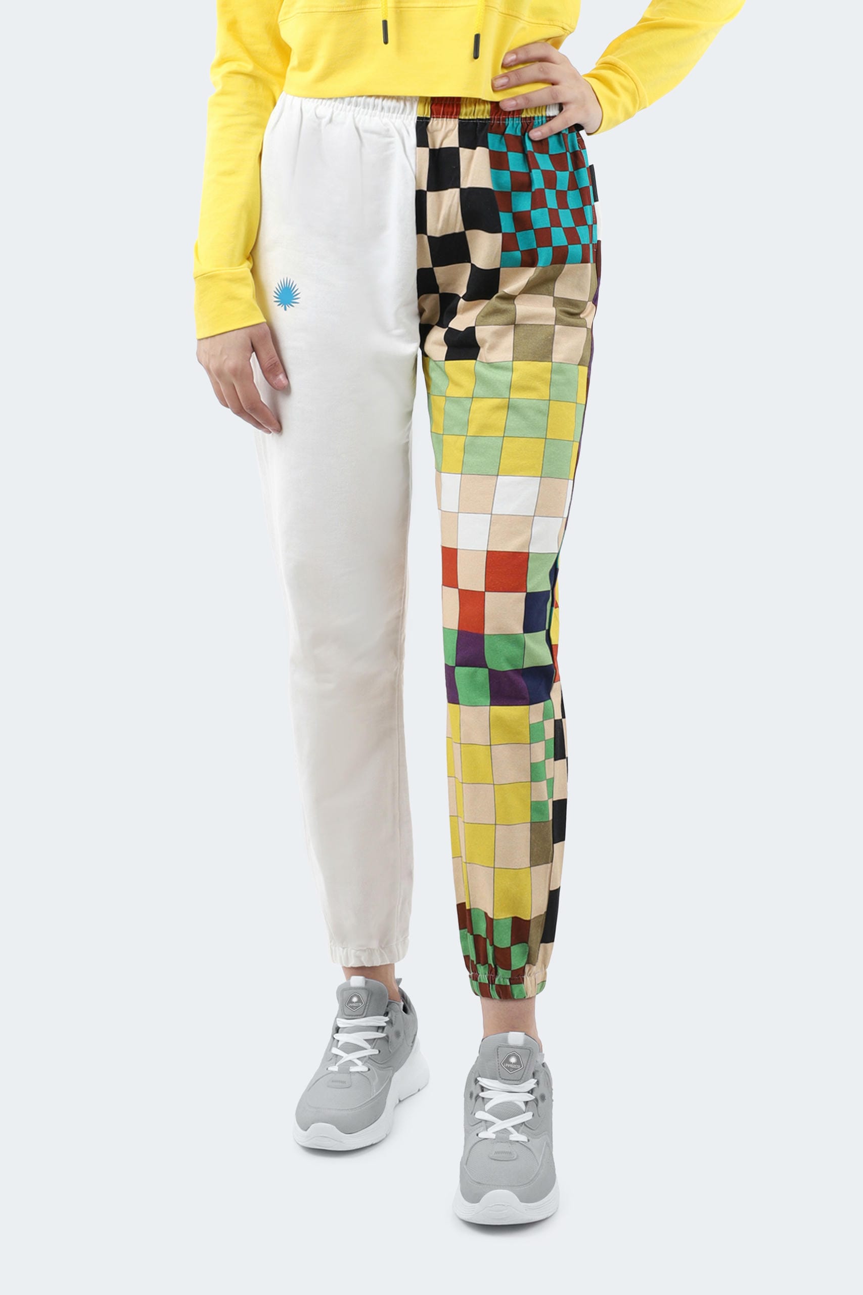 14025 (1-0) Women's Pixel-Print Sweatpants - Image 1