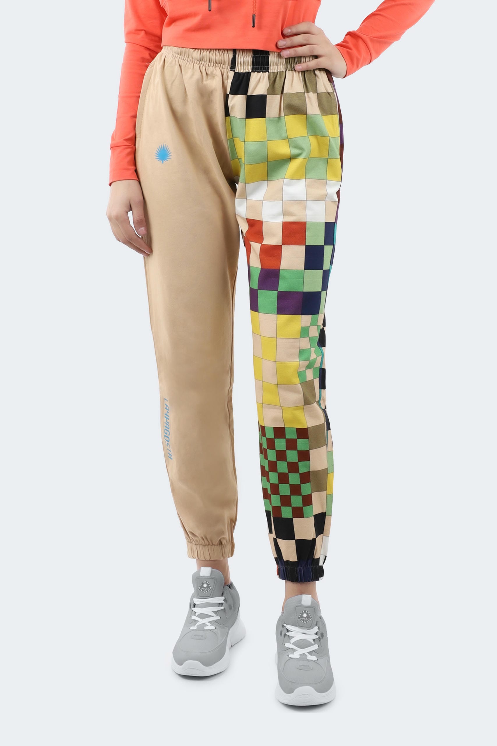 14025 (13) Women's Pixel-Print Sweatpants - Image 1
