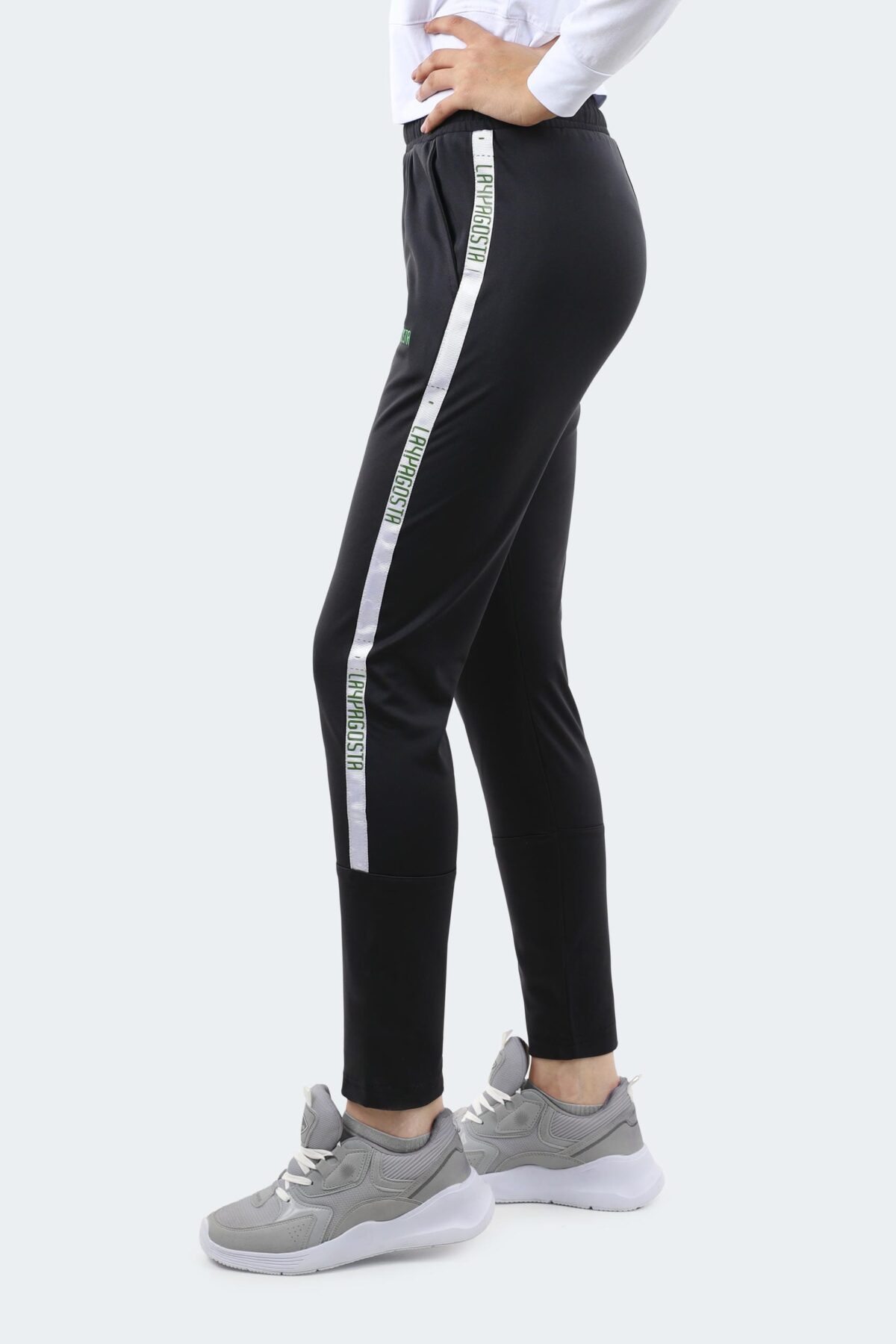 Women's Slim-Fit Sweatpants with Striped Details - Image 3