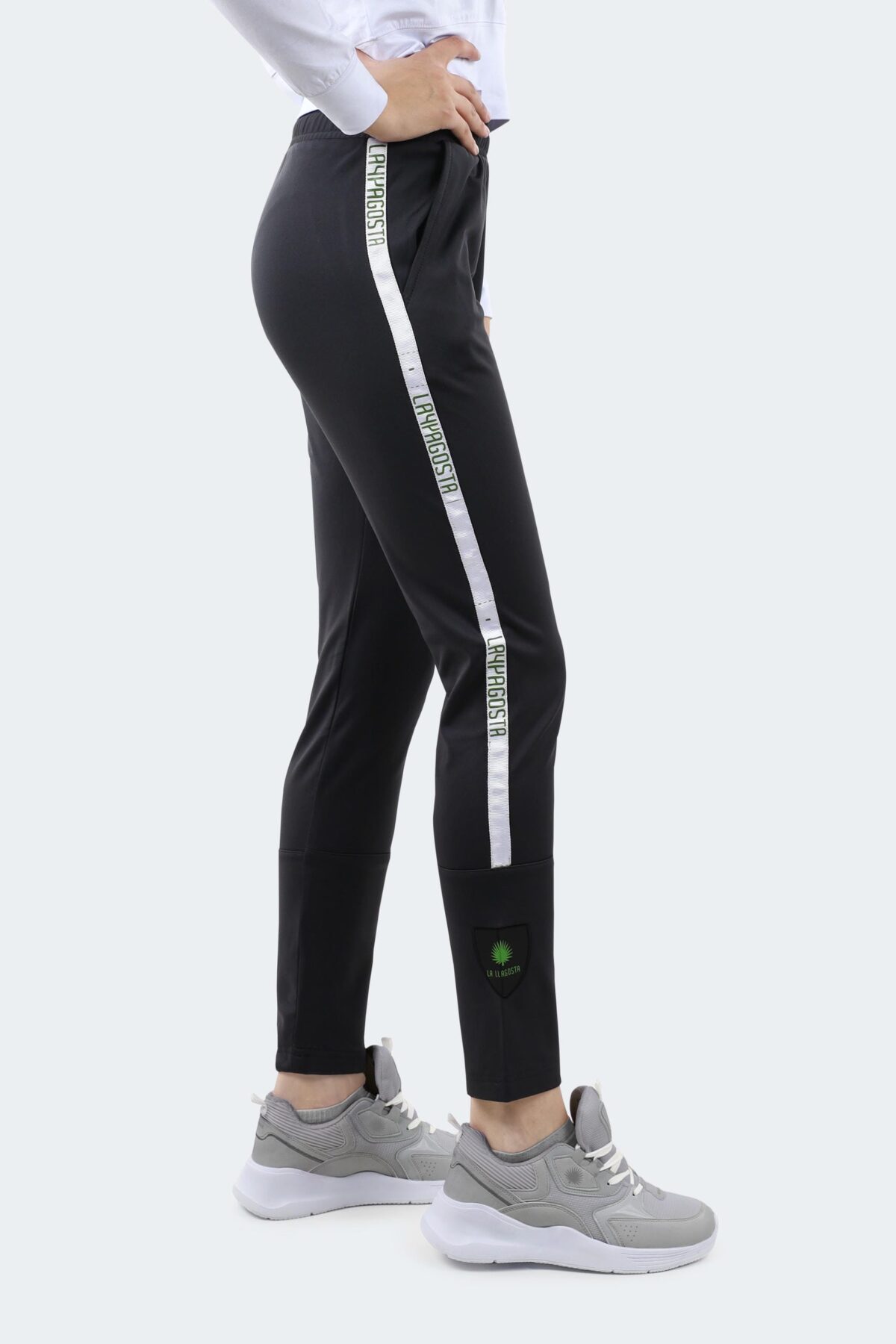 Women's Slim-Fit Sweatpants with Striped Details - Image 2
