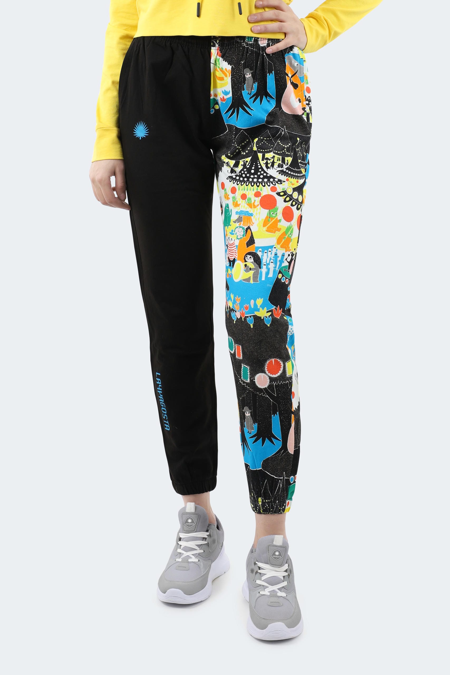 IMG_2956 Asymmetrical Print Jogger Women's sweatPants - Image 1